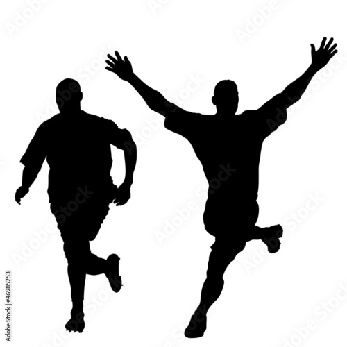 runner people vector