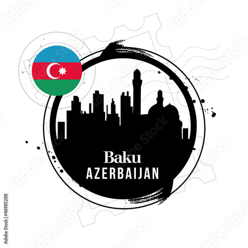 timbre Bakou, Azerbaïdjan