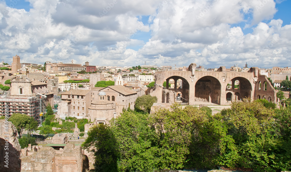 Basilica of Maxentius and Constantine in Roman Forum, Rome