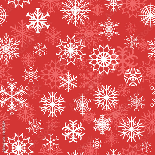 background with snowflakes - seamless