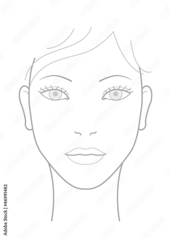 女性の顔 女性の顔