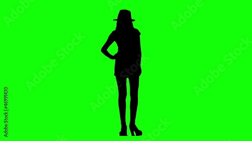 Catwalk Model Silhouette