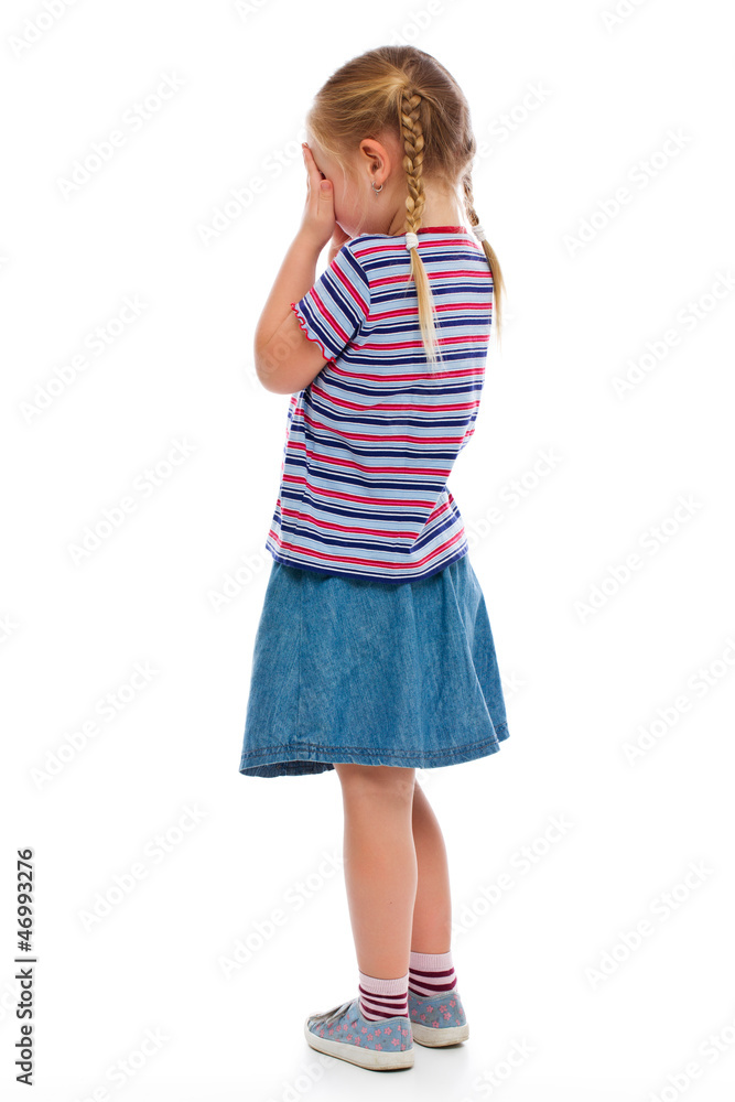 crying little girl