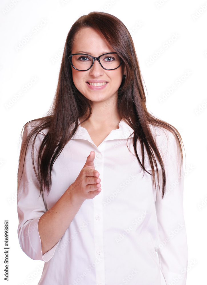 business woman in glasses business woman in glasses