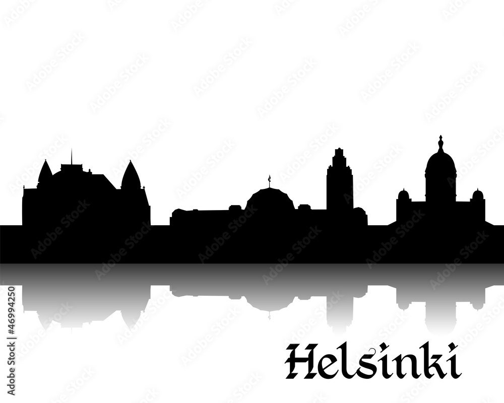 Silhouette of Helsinki