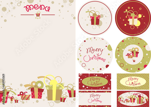Christmas cafe set