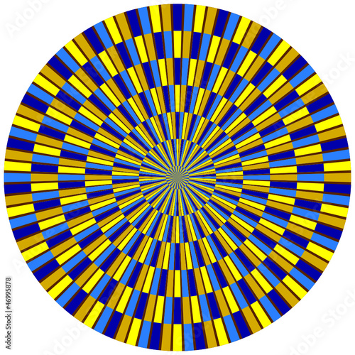 optische Illusion rund