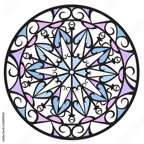 ステンドグラス風デザイン