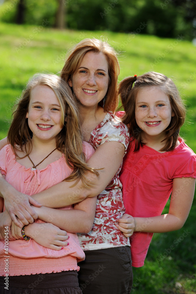 Mother and Daughters portrait Mother and Daughters portrait