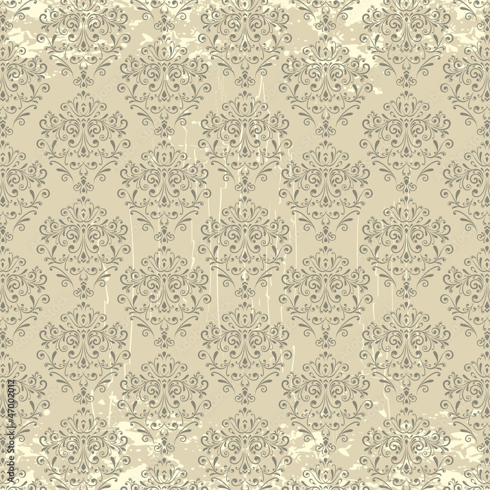 Seamless Damask background Seamless Damask background