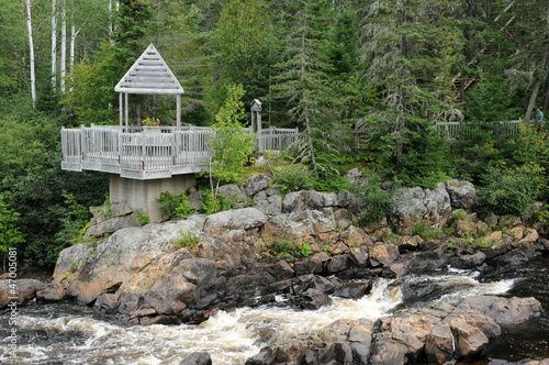 Quebec, park of le Moulin des Pionniers in La Dore photo