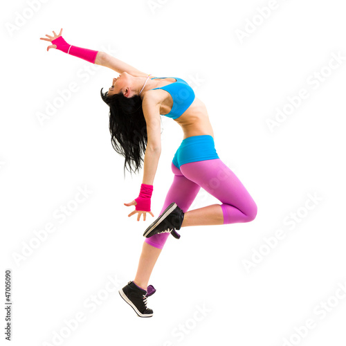 girl dancer jumping