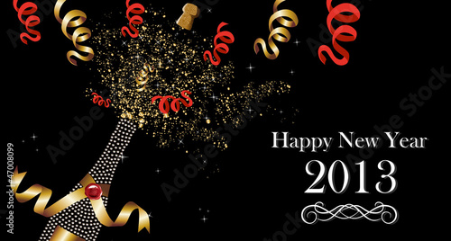 Happy New Year 2013 banner