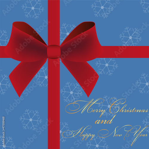 Christmas card invitation