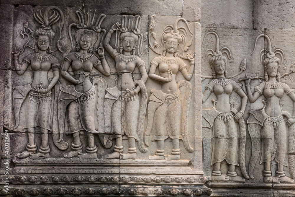 Temple embossing