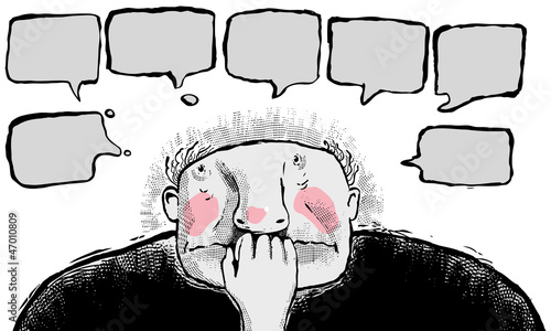 thinking man