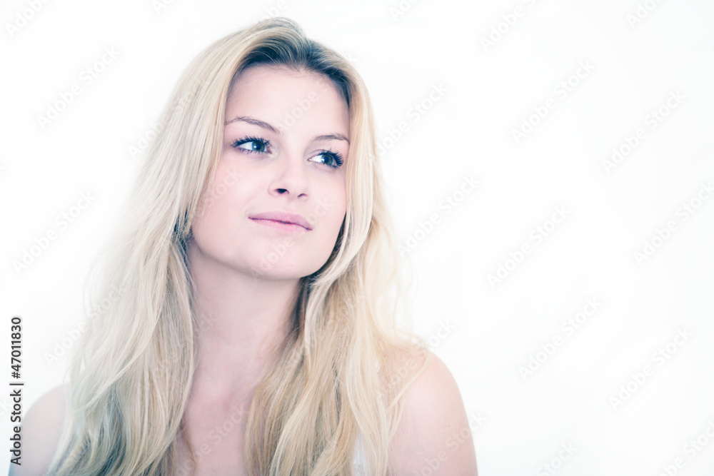 Sinnlich schauendes Mädchen Sinnlich schauendes Mädchen