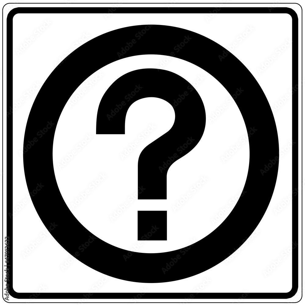 Schild weiß - Information Schild weiß - Information