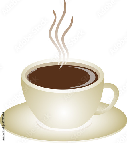 Fresh aromatic coffee.