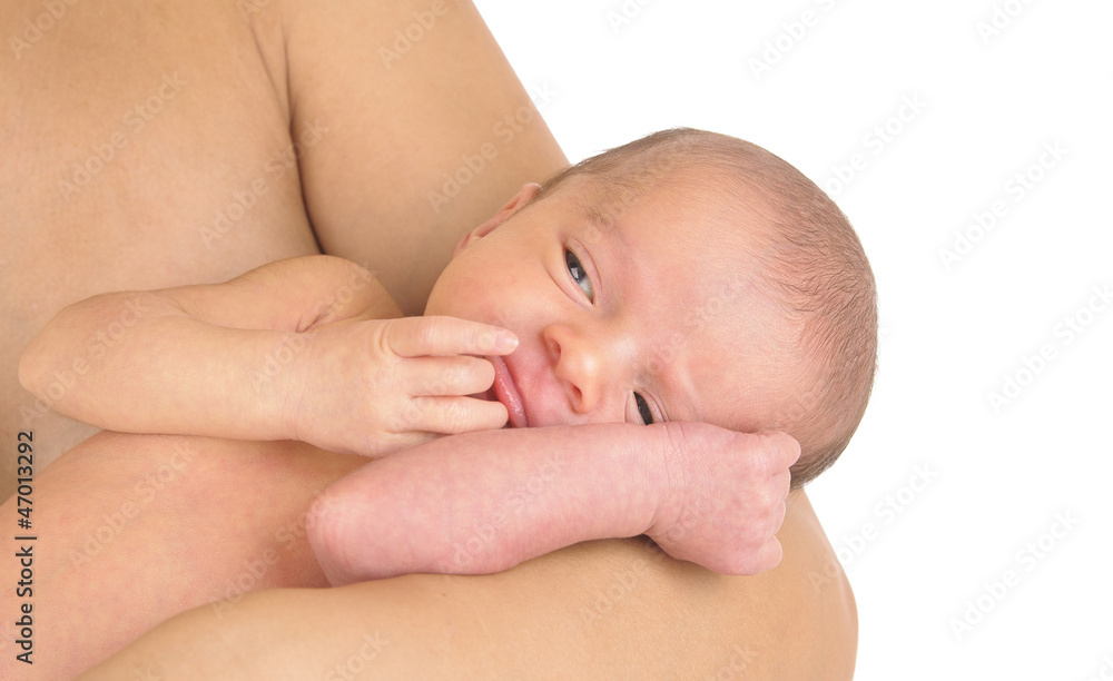 The newborn baby