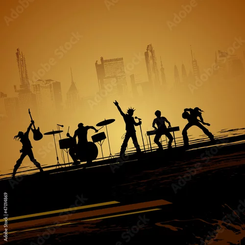 Obraz zespół muzyczny