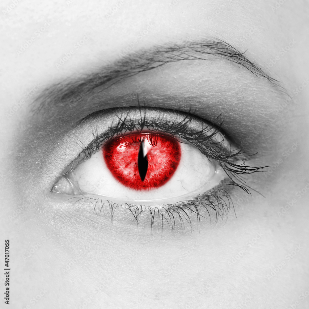 Naklejka premium The vampire eye