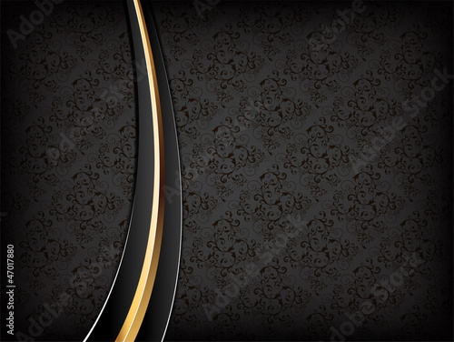 Black Luxury Background.