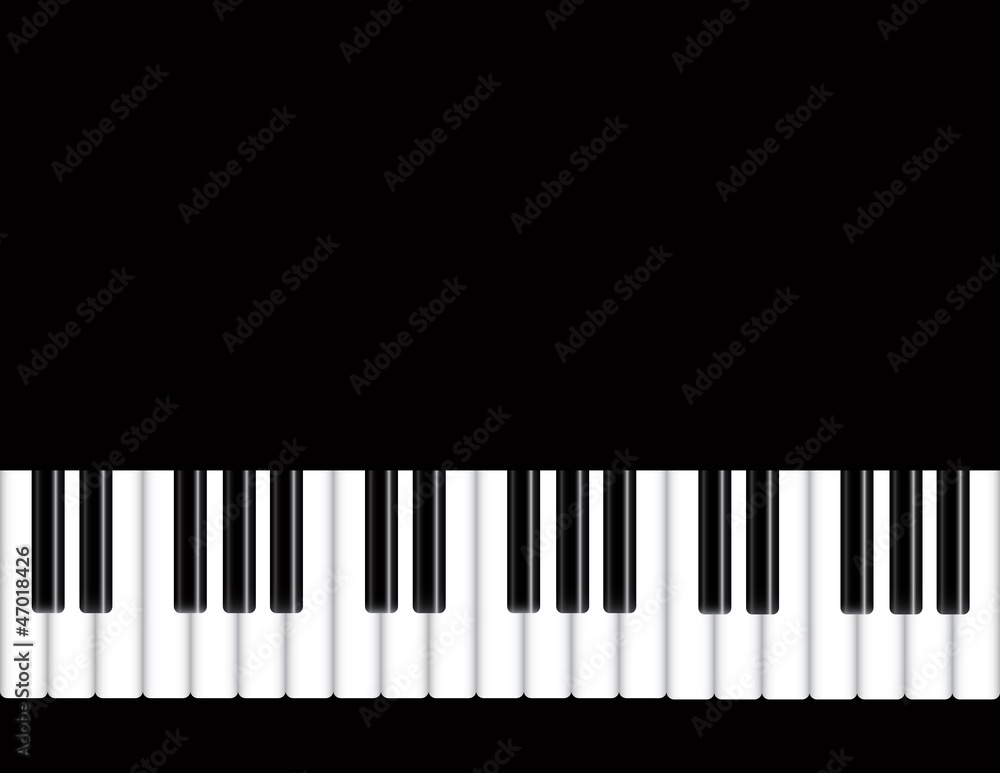 Piano Keyboard Illustration Piano Keyboard Illustration