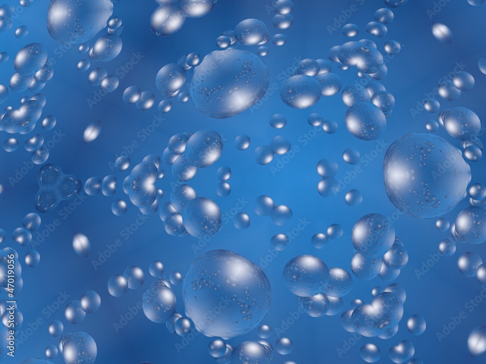 Abstract blue bubble pattern background Abstract blue bubble pattern background