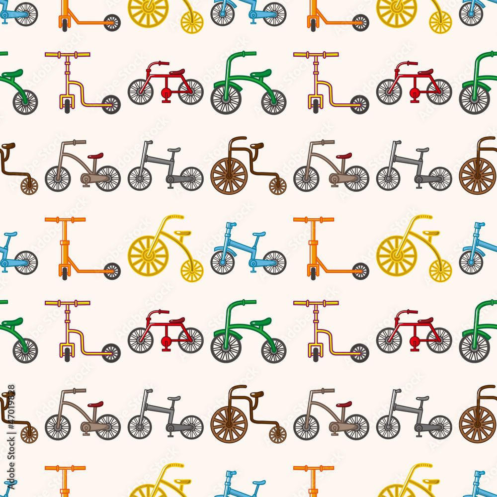 Fototapeta premium seamless bicycle pattern