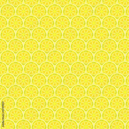 Zitronen.Muster knallgelb