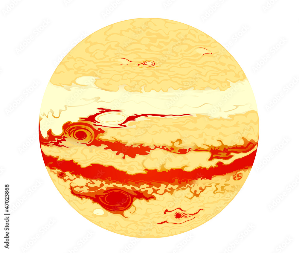 Vector images Jupiter planets in the universe Vector images Jupiter planets in the universe