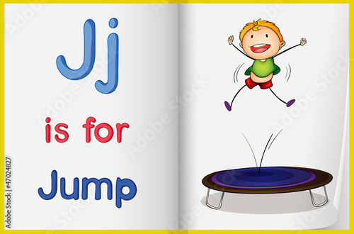 Jumping kid