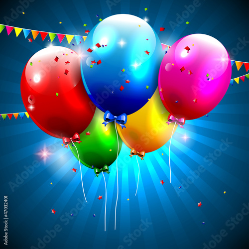 Colorful birthday background