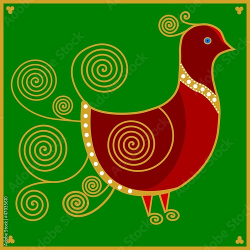 GALLINELLA PAVONCELLA CORALLO