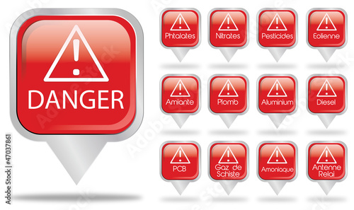 Bulles Carré Argent : Danger produits nocifs