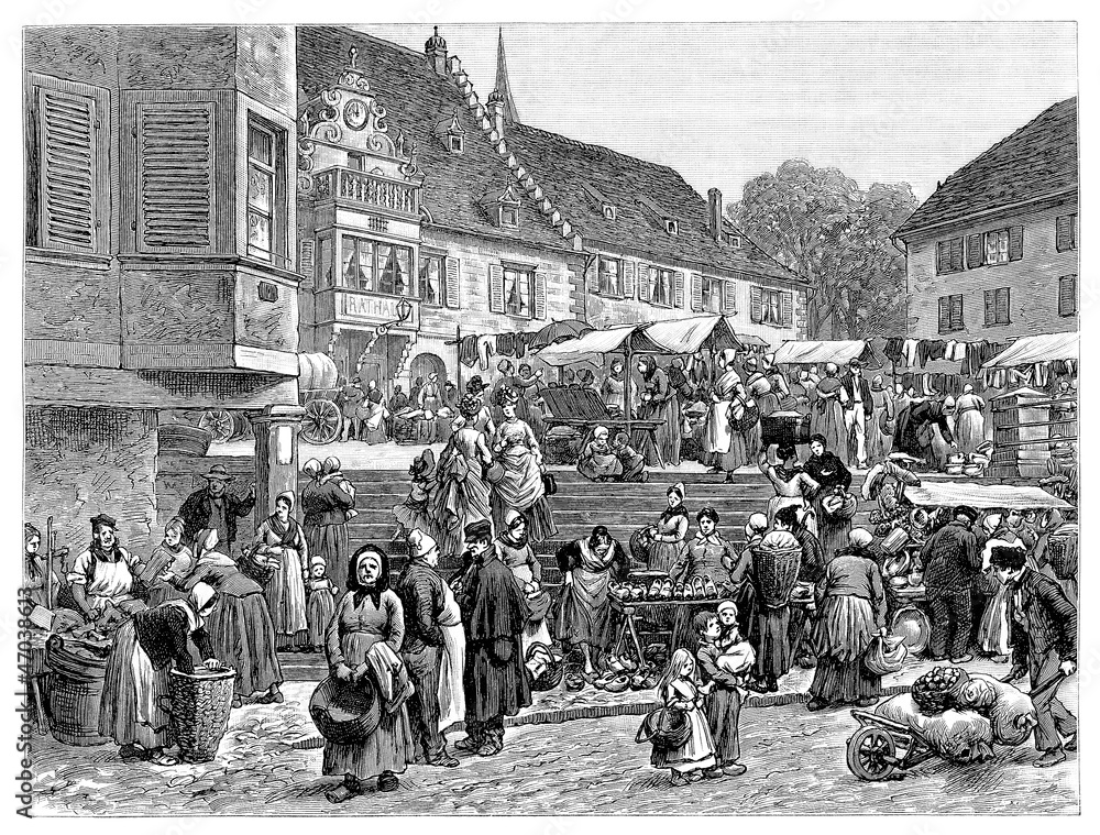 Rural Market - 19th century