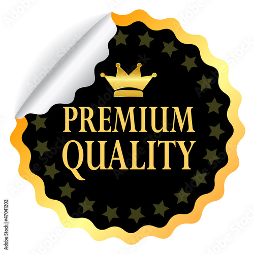 Premium quality vector sticker