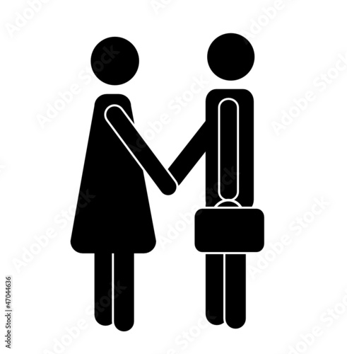 piktogramm partnerarbeit