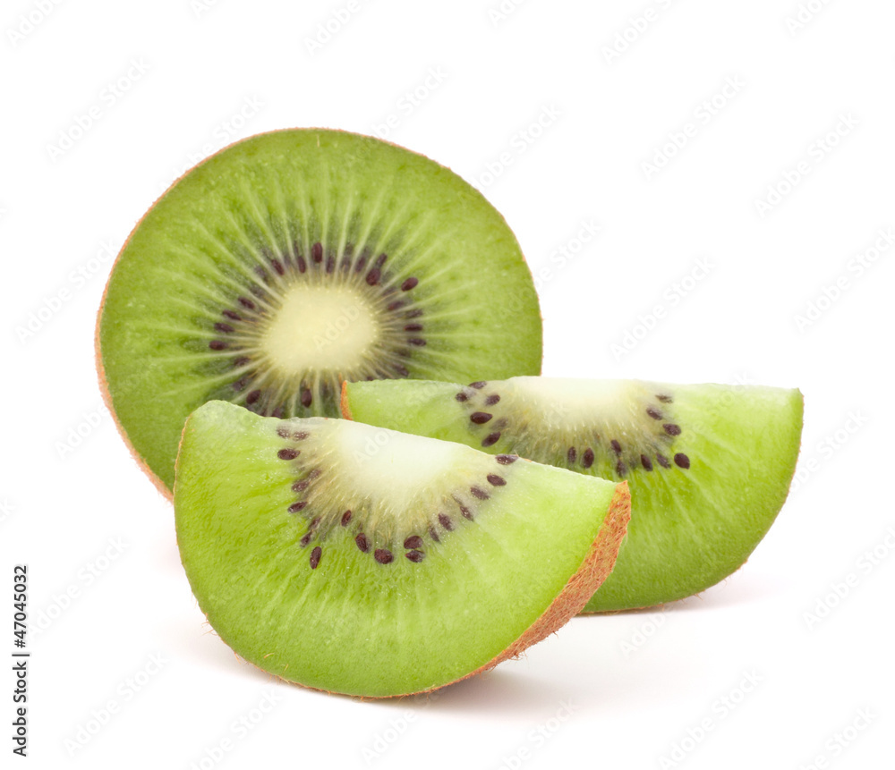 Fototapeta premium Kiwi fruit sliced segments