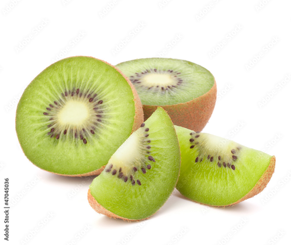 Fototapeta premium Kiwi fruit sliced segments