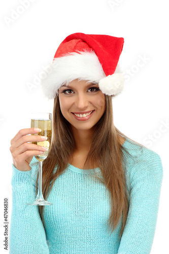 beautiful young woman with ...