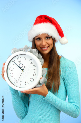 beautiful young woman with ...