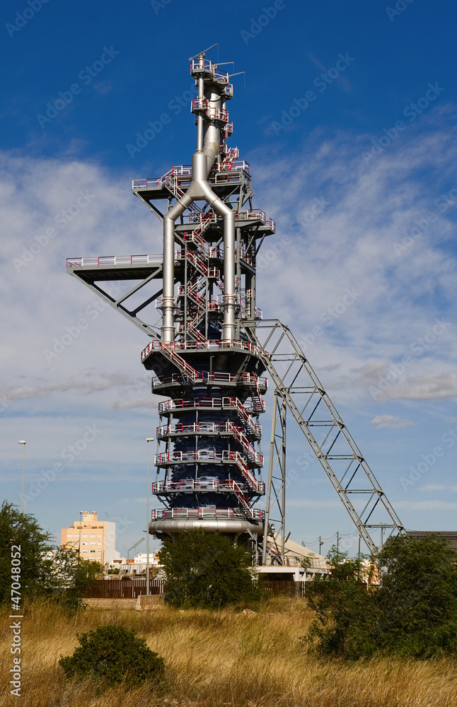 alto horno en Sagunto, monumento a la industria, españa alto horno en Sagunto, monumento a la industria, españa