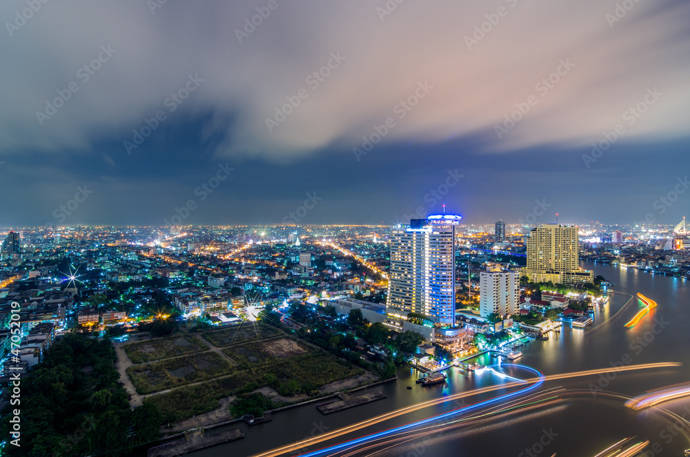 Bangkok cityscape.