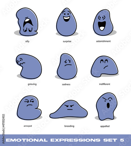 emotional expressions set 5