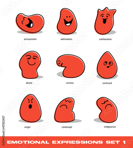 emotional expressions set 1