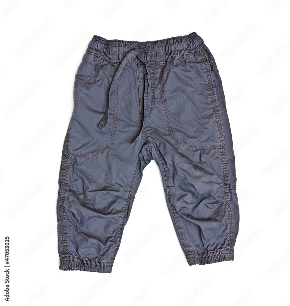 Children's wear - trousers isolated Children's wear - trousers isolated