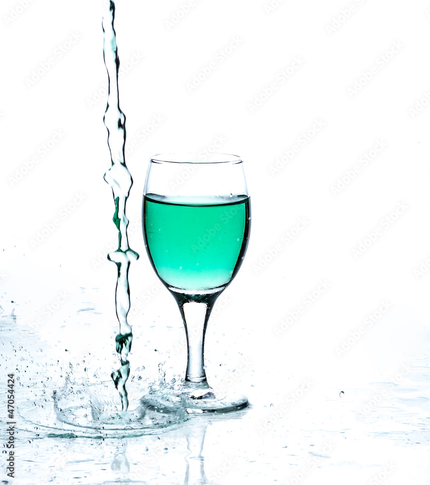 Glass splash Glass splash