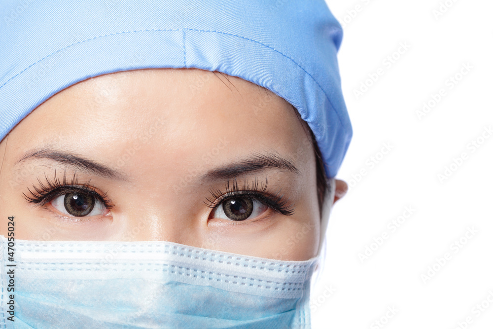 serious woman doctor surgeon face serious woman doctor surgeon face